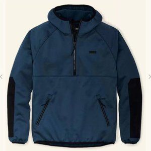 New Filson GRANITE SPIRE FLEECE PULLOVER Large Mens Blue with Tags